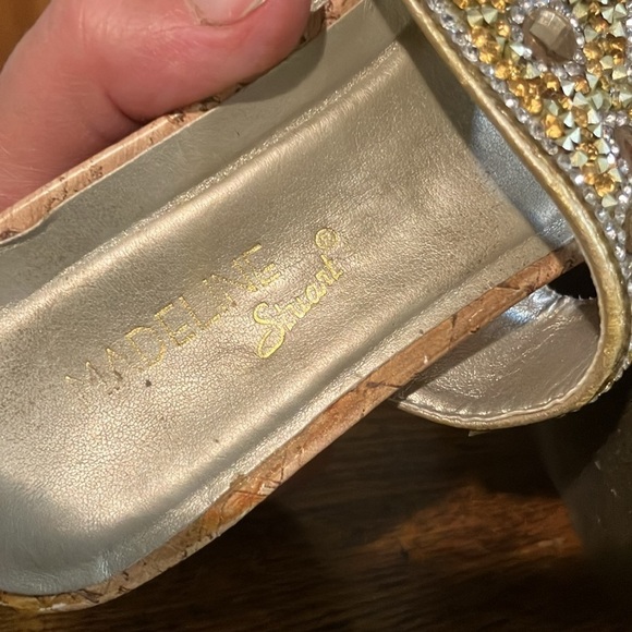 Madeline Stewart heeled rhinestone sandal  size 7 - Picture 12 of 13